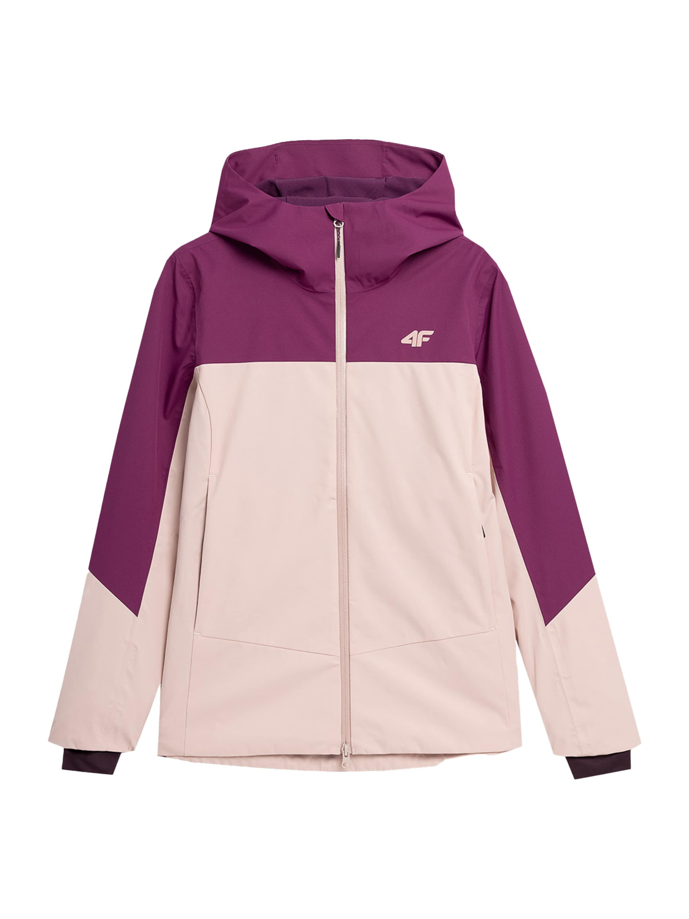 4F Куртка в спортивном стиле в Ярко-розовый: спереди