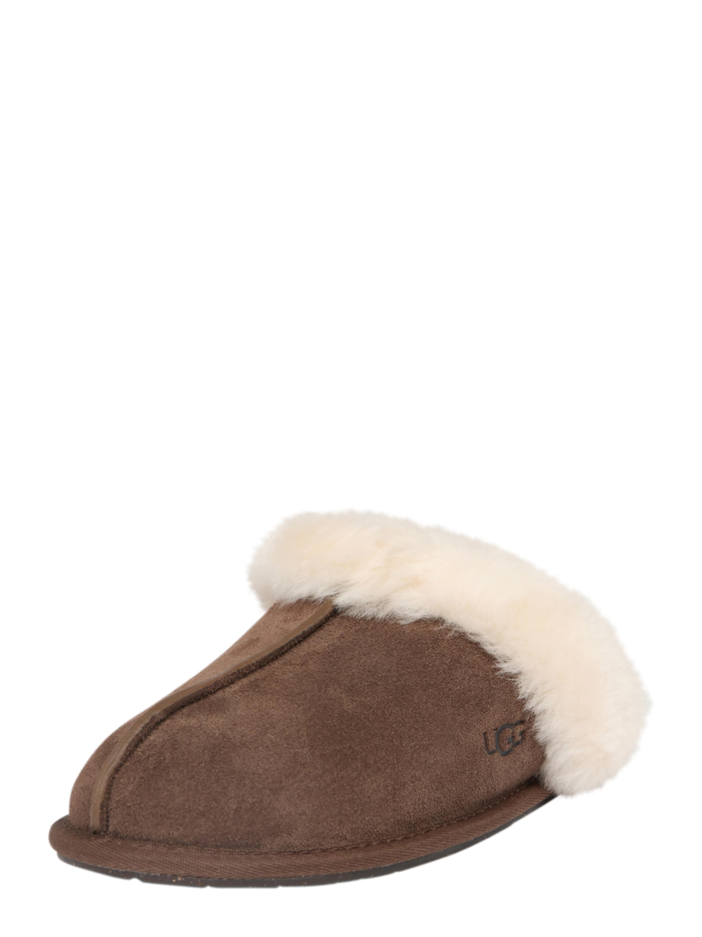 Ciabatta 'Scuffette' di UGG in marrone: frontale