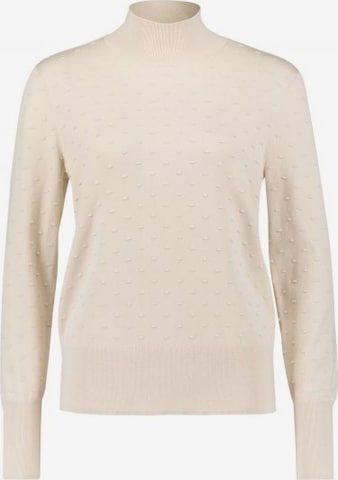 zero Pullover mit Rollkragen in Beige: predná strana