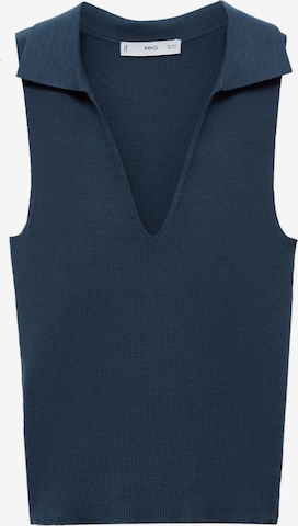 MANGO Neuletoppi 'MOISO' värissä sininen: etupuoli