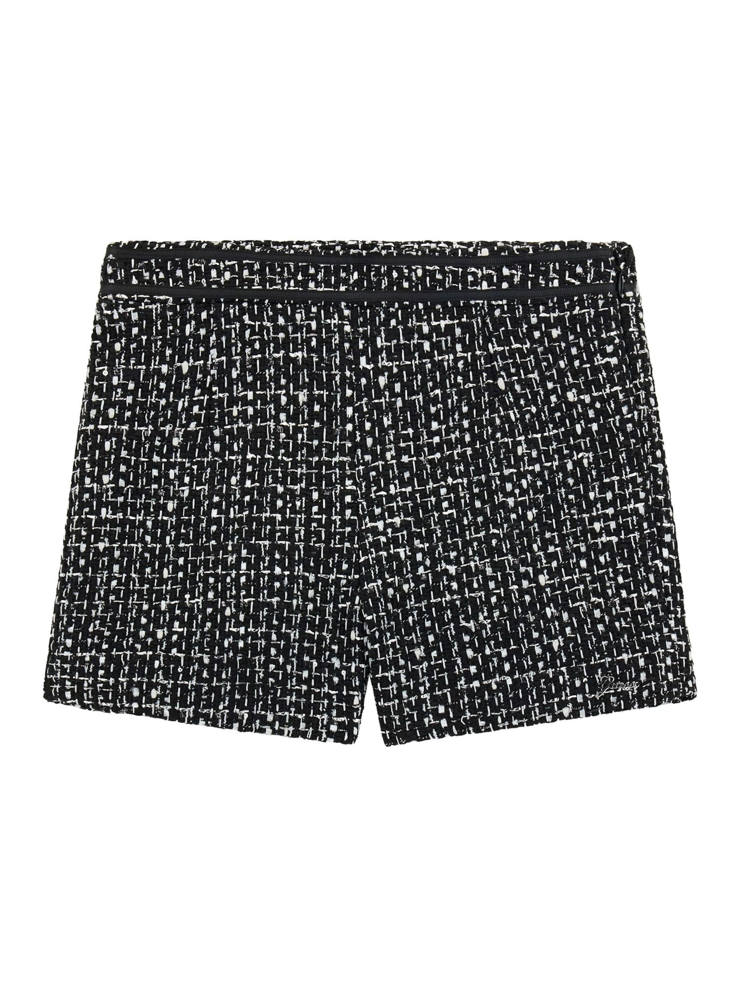 GUESS Regular Pants in Black: front