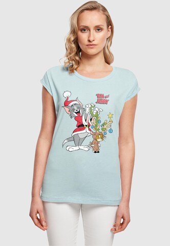T-shirt 'Tom And Jerry - Reindeer' ABSOLUTE CULT en bleu : devant