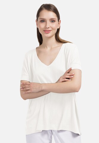 HELMIDGE Blouse in White: front