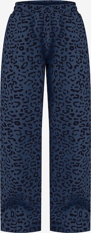 Pantalon Smilodox en bleu : devant