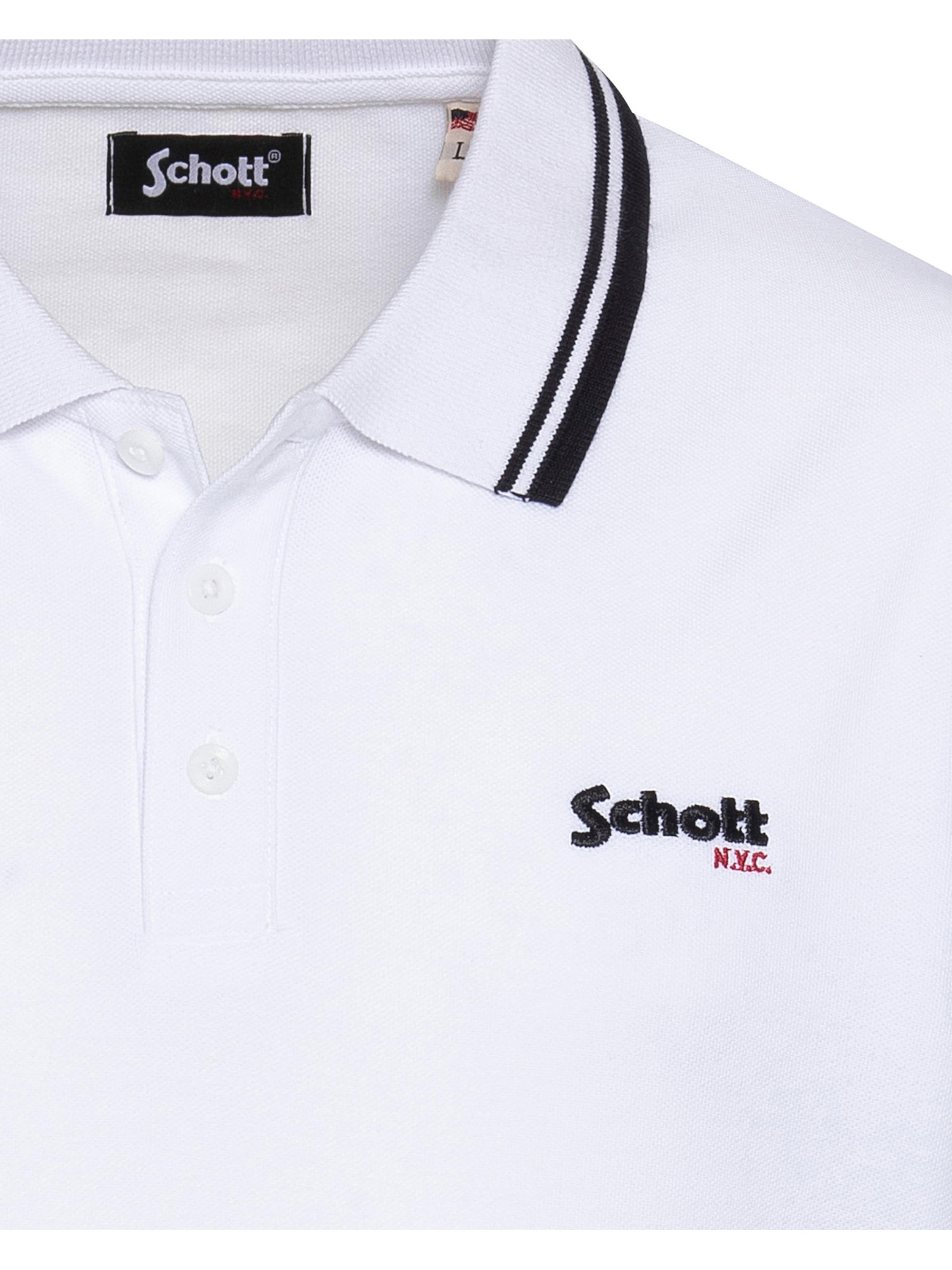 Schott NYC Shirt‌‌‌‌ in Weiß