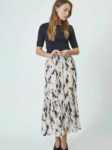 Jupe ' Elisa' co'couture en beige
