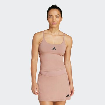 Top sportivo 'OPTIME' di ADIDAS PERFORMANCE in rosa: frontale