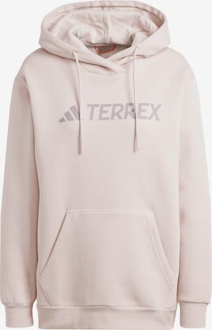 ADIDAS TERREX Sportief sweatshirt in Roze: voorkant