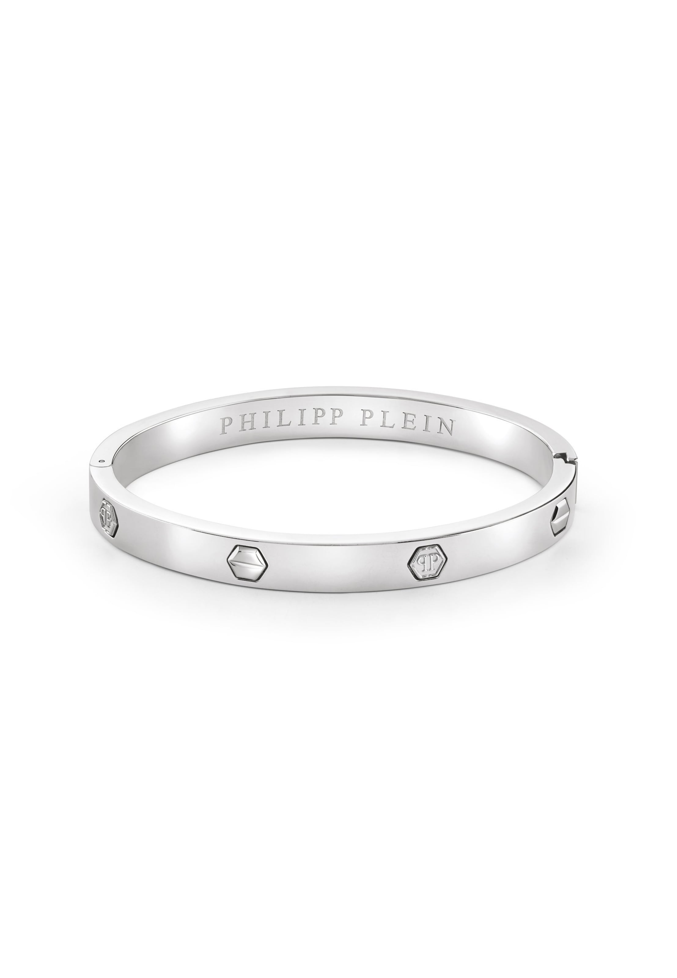 Bracelet 'SNAKE HEXAGON' Philipp Plein Jewellery en argent : devant