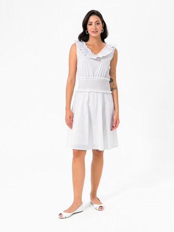 Robe d’été Dandalo en blanc