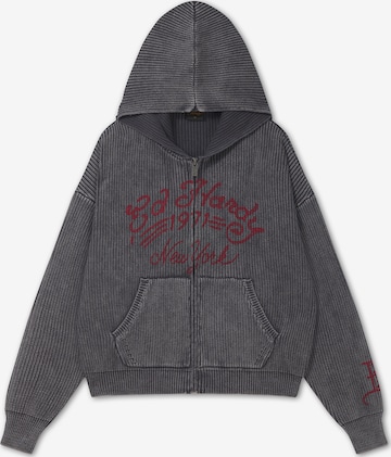 Ed Hardy Neuletakki 'Soaring Dragon' värissä harmaa: etupuoli