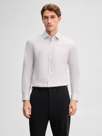 STRELLSON Slim fit Business shirt in White: front