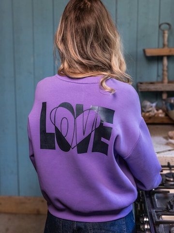 Sweat-shirt Looxs Revolution en violet