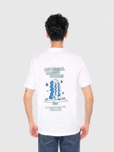 FARAH T-Shirt 'TRISTAN' en S en blanc, Vue avec produit