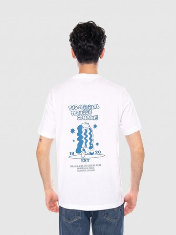 T-Shirt 'TRISTAN' FARAH en blanc : devant