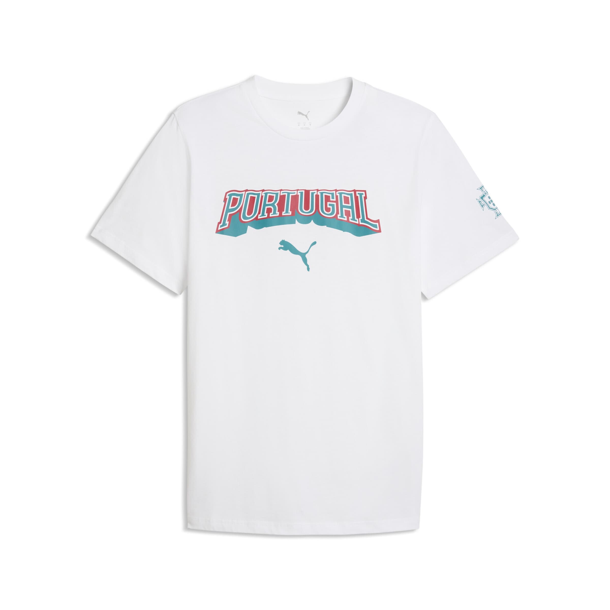 PUMA Performance shirt ' ftblCulture' in S in Turquoise / Dark red / White, Item view