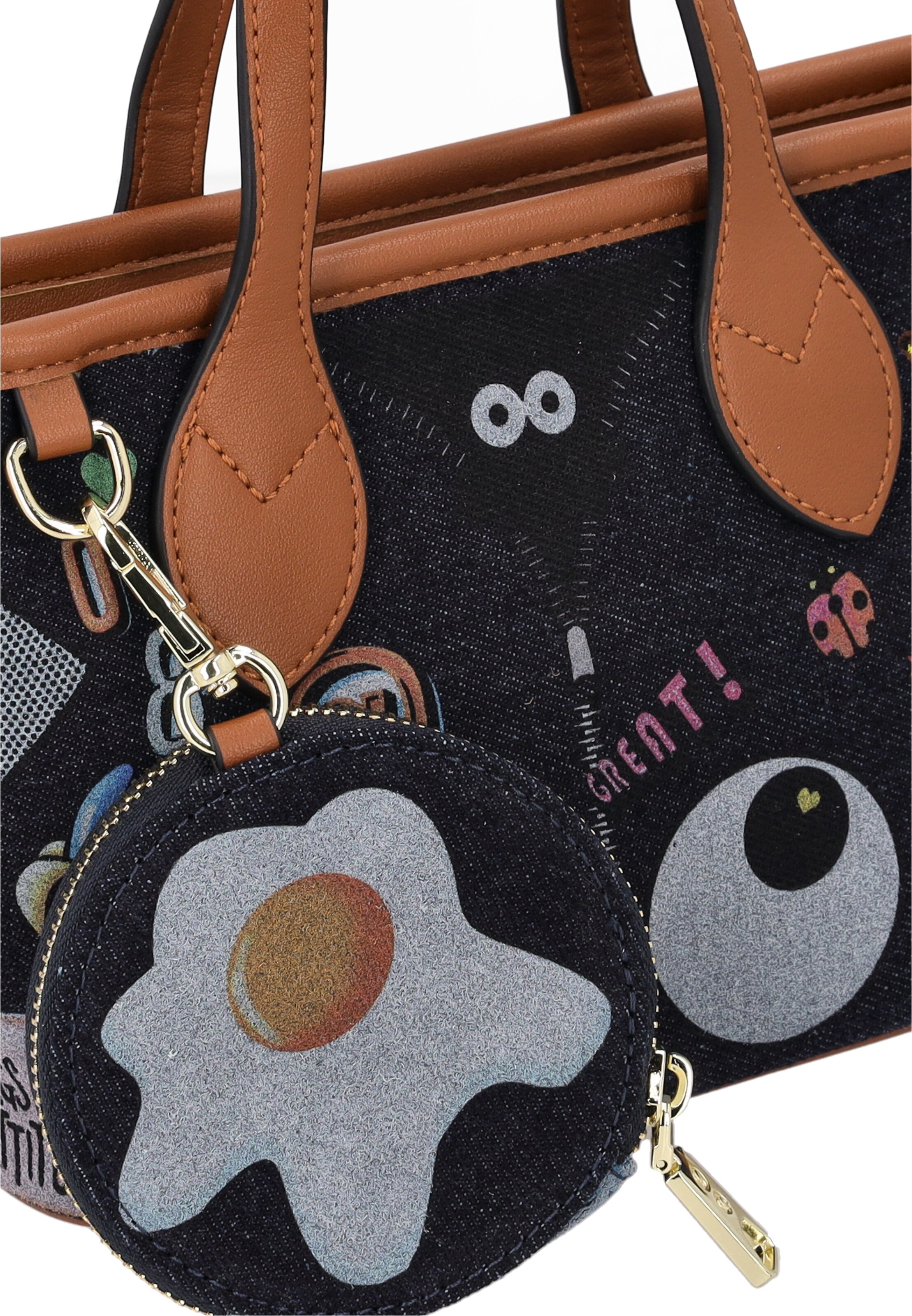 MYMO - Shopper 'Eye Theme' en azul
