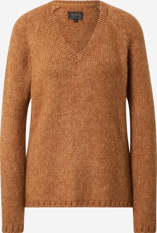 Herrlicher Sweater 'Vina' in Brown: front