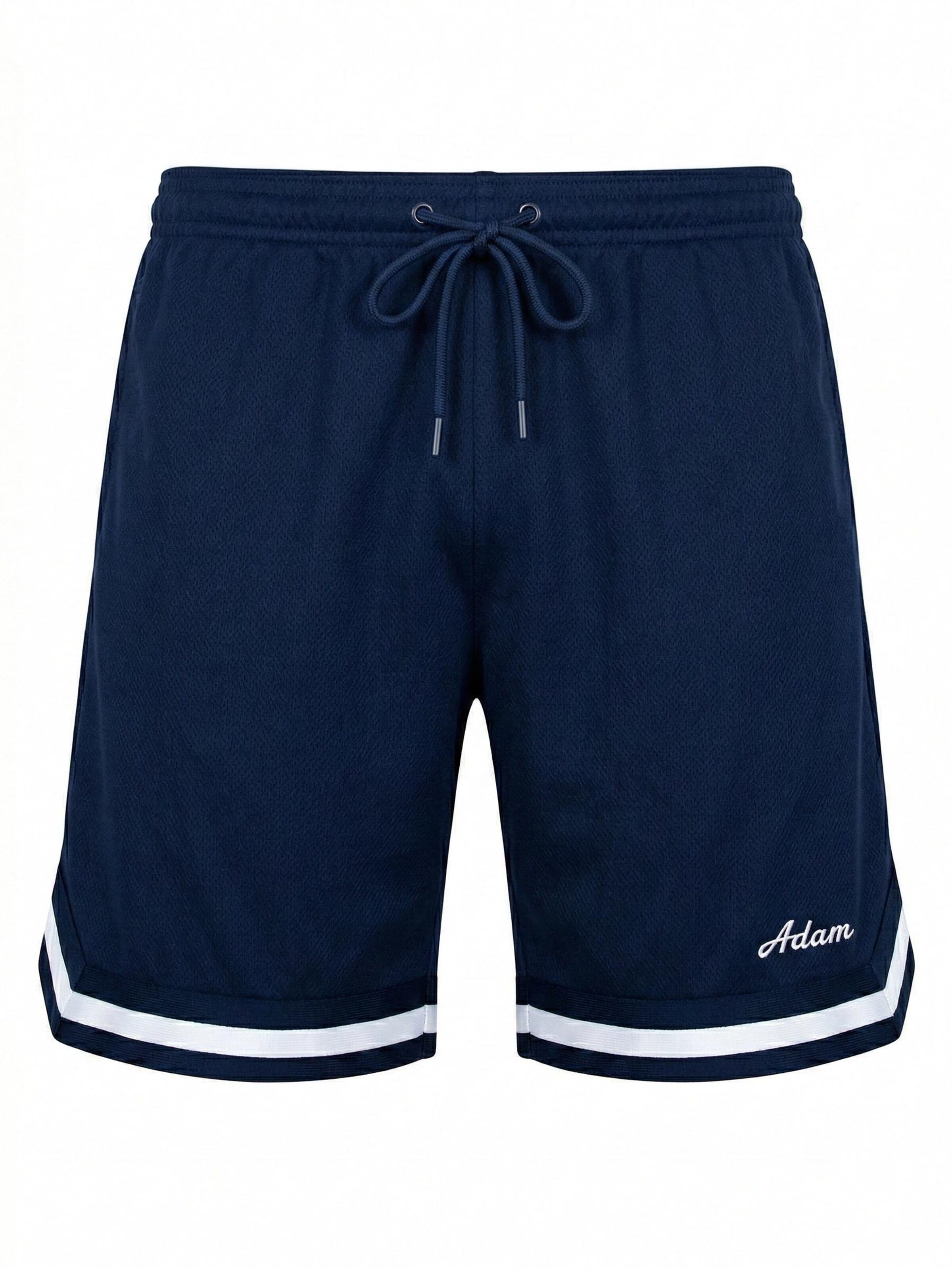 Adam Loose fit Workout Pants 'Sweatshorts Basketball Shorts' in Blue: front