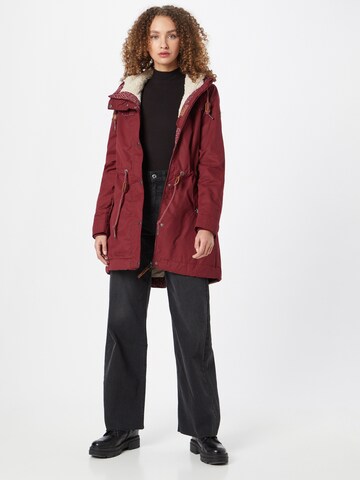 Ragwear Winterparka 'CANNY' in Rood