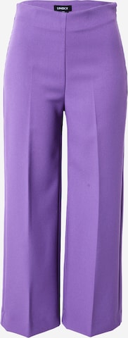 Lindex Pleated Pants 'Lykke' in Purple: front