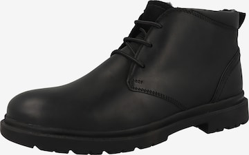 GEOX Schnürboots 'U Andalo B' in Schwarz: predná strana