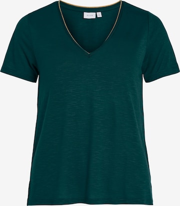 VILA Μπλουζάκι 'NOEL' σε πράσινο: μπροστά