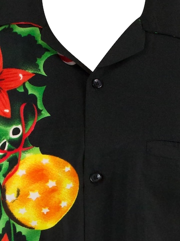 King Kameha Regular fit Button Up Shirt 'Christmas Wedding' in 
