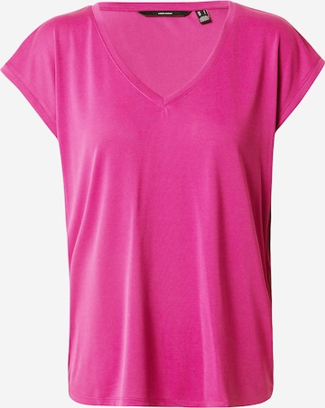 T-shirt 'FILLI' VERO MODA en rose : devant