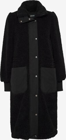 b.young Between-Seasons Coat 'CANTO' in Black: front