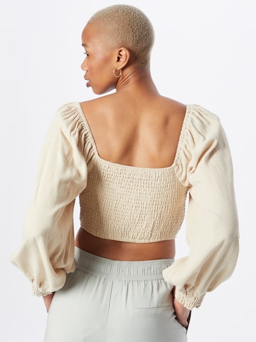 Nasty Gal Blus i beige