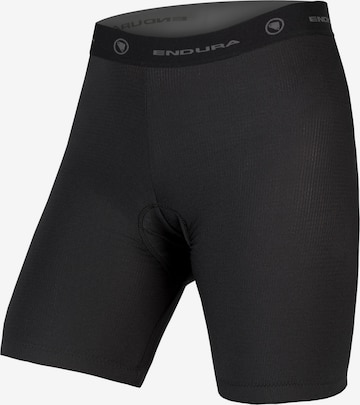 ENDURA Skinny Sports trousers in Black: front