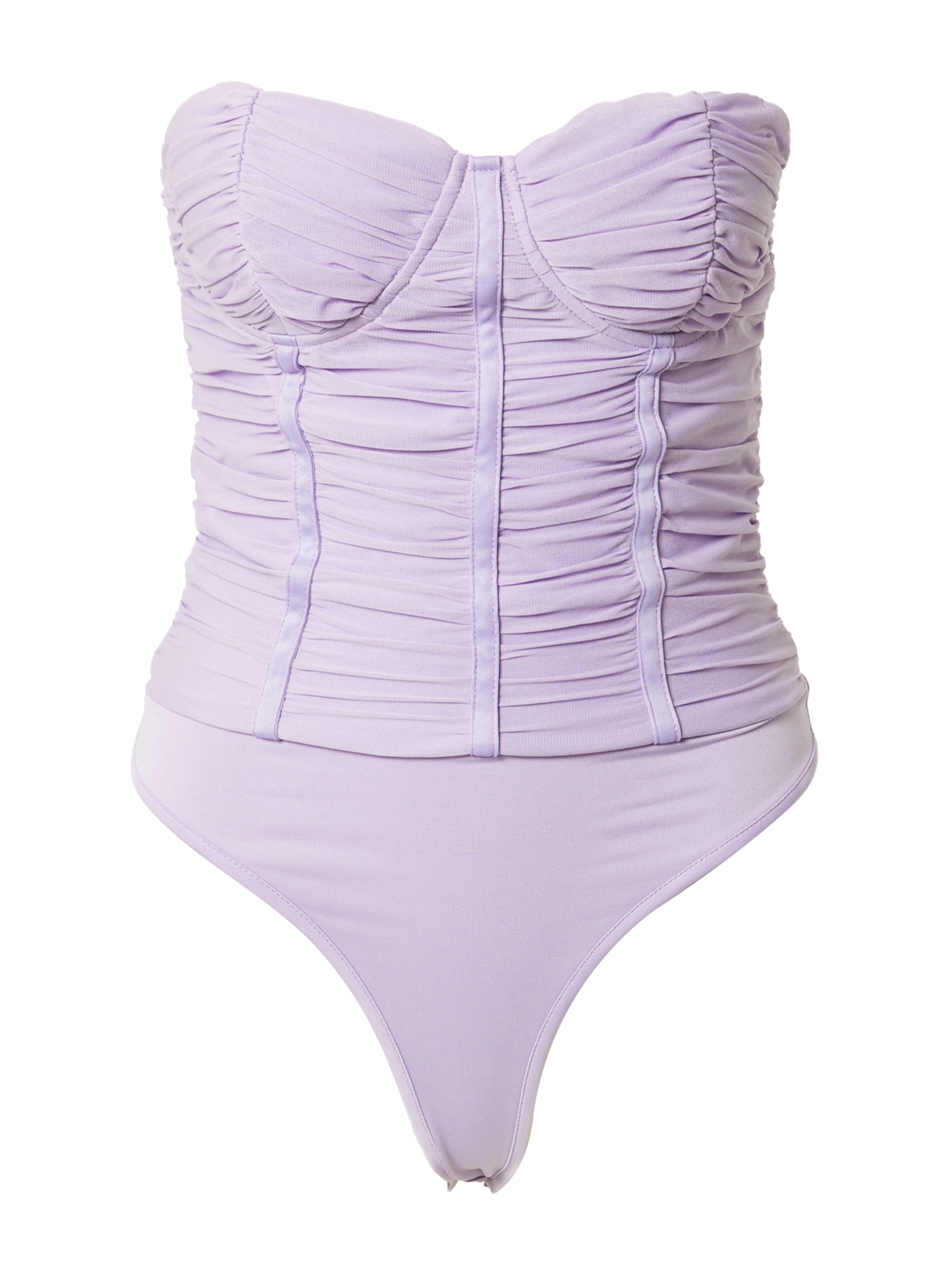 Body a maglietta di Misspap in lilla: frontale