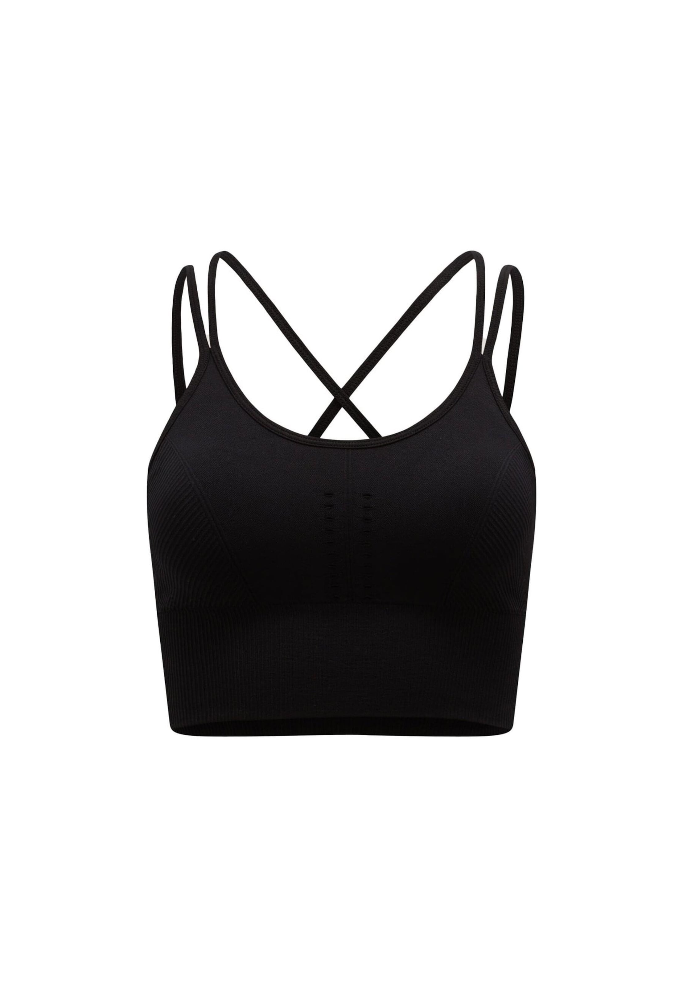 Haut de sport 'India' Born Living Yoga en noir : devant