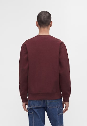 Carhartt WIP Sweatshirt 'American Script' in Rot