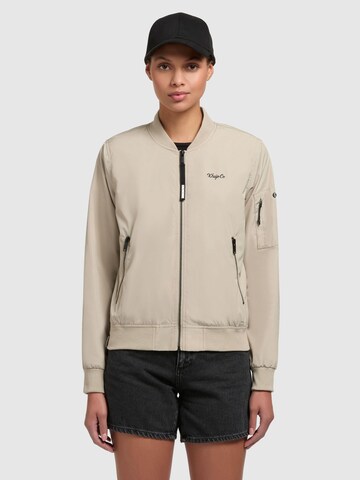 khujo Jacke 'Stence3' in Beige: predná strana