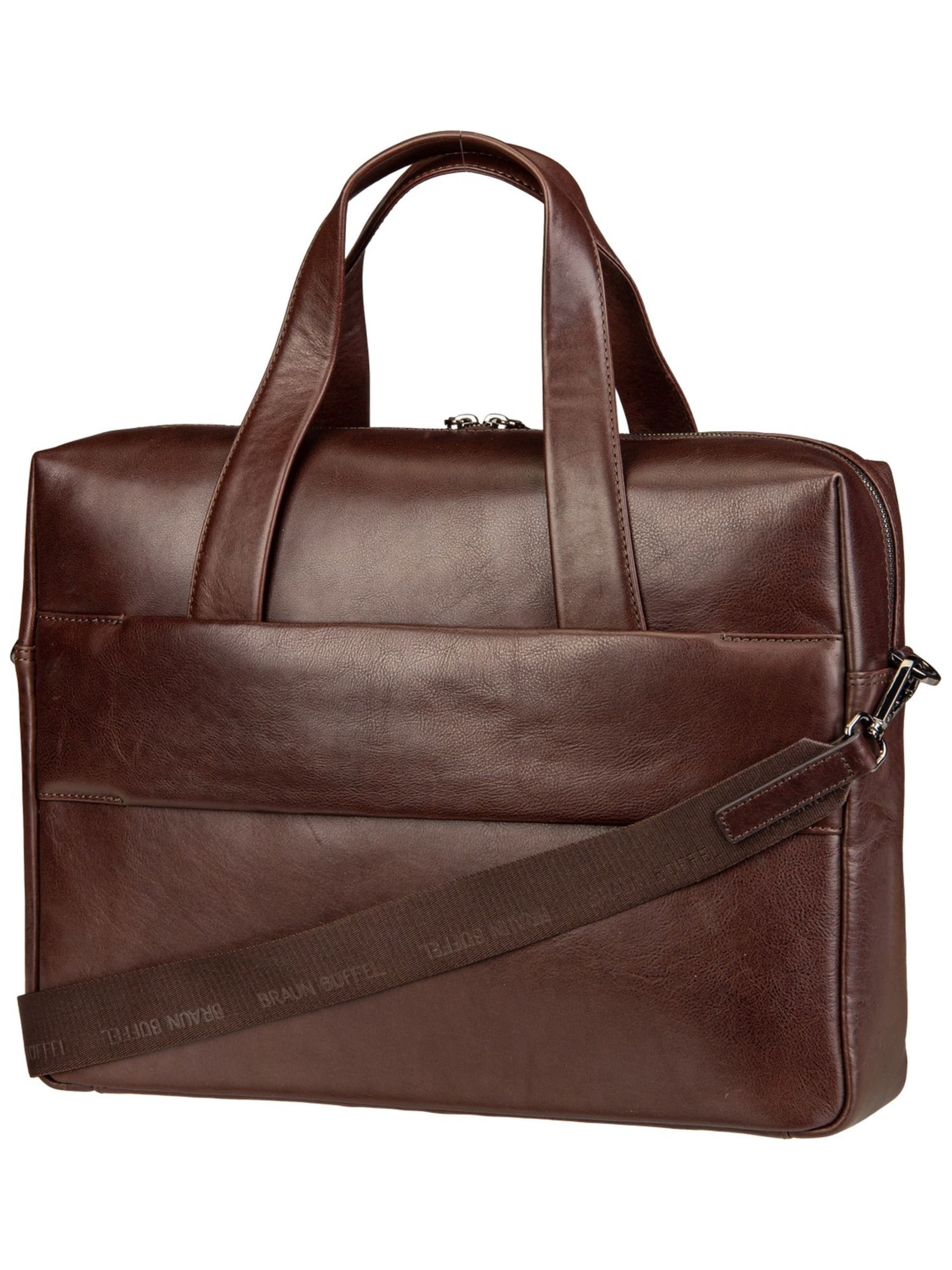 Braun Büffel Document Bag in Brown