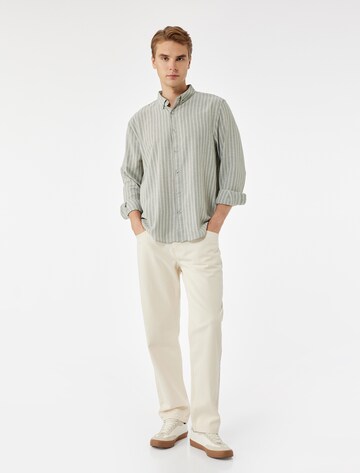 Koton Regular fit Button Up Shirt in Green