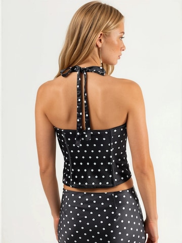 Hiccup Top in Schwarz