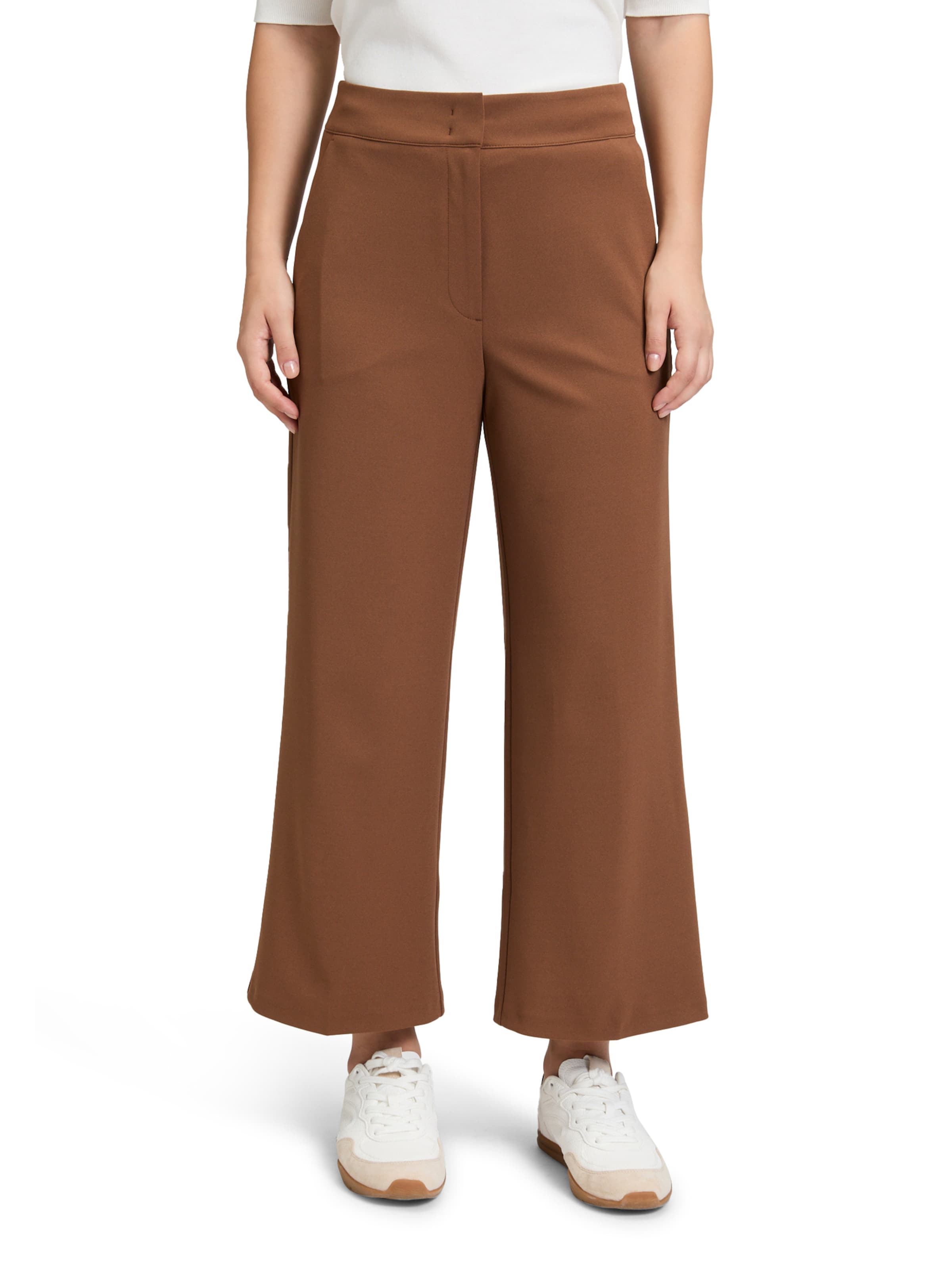 Wide leg Pantaloni di Betty Barclay in marrone: frontale
