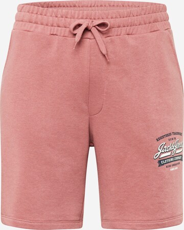 JACK & JONES Kalhoty – pink: přední strana