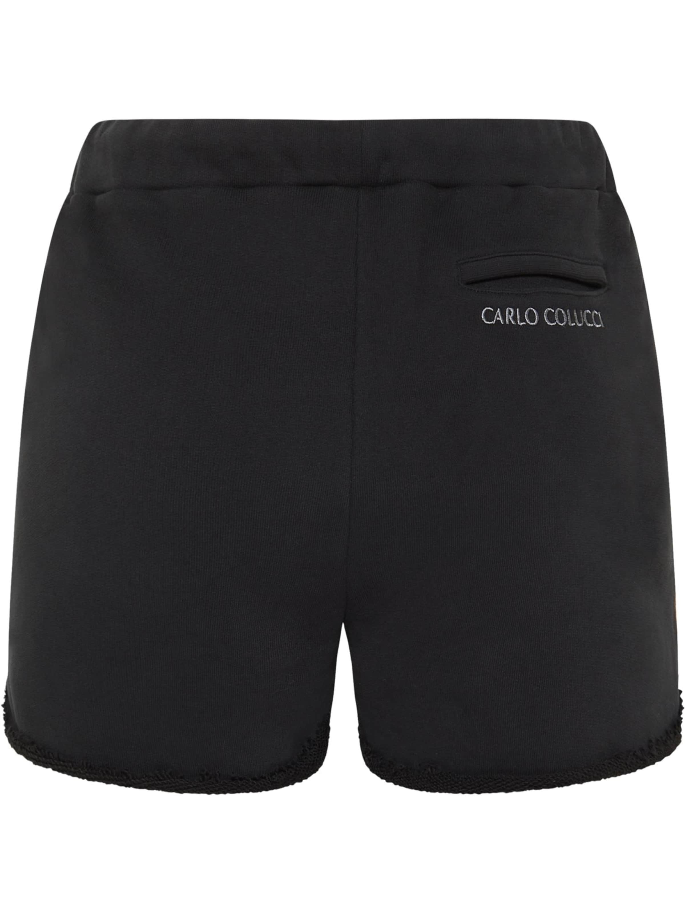 Carlo Colucci Regular Hose 'De Amicis' in Schwarz