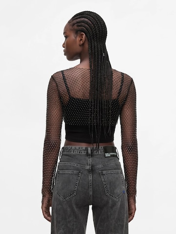 KARL LAGERFELD JEANS Top in Schwarz
