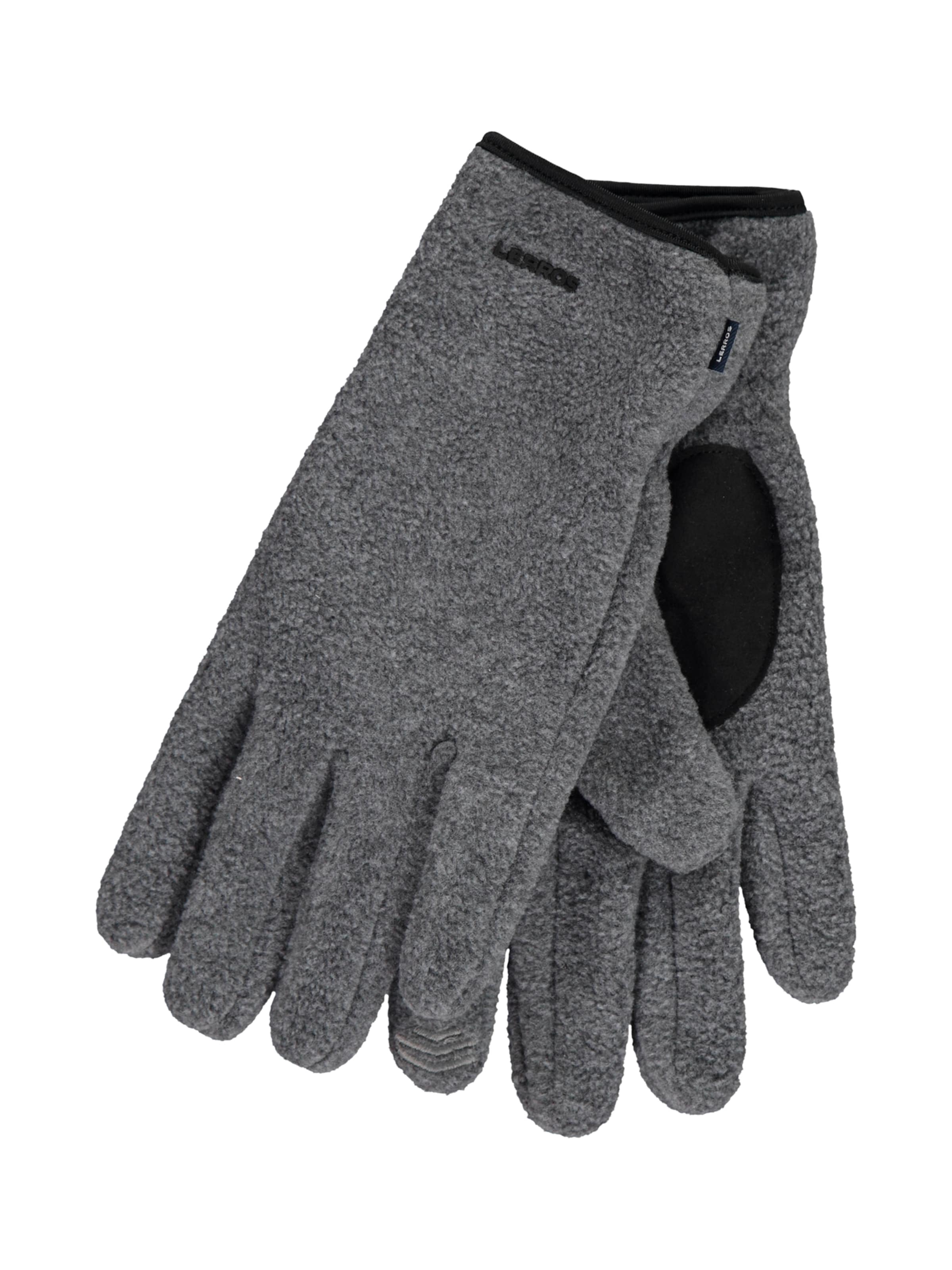 LERROS Vingerhandschoenen in Grijs: voorkant