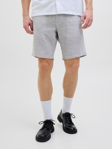 JACK & JONES Regular Trousers in Blue: front