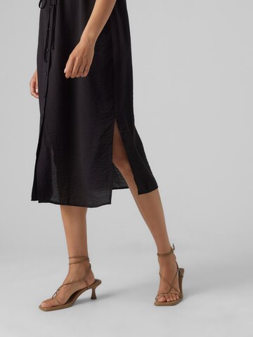 Vero Moda Tall Shirt dress 'IRIS' in Black