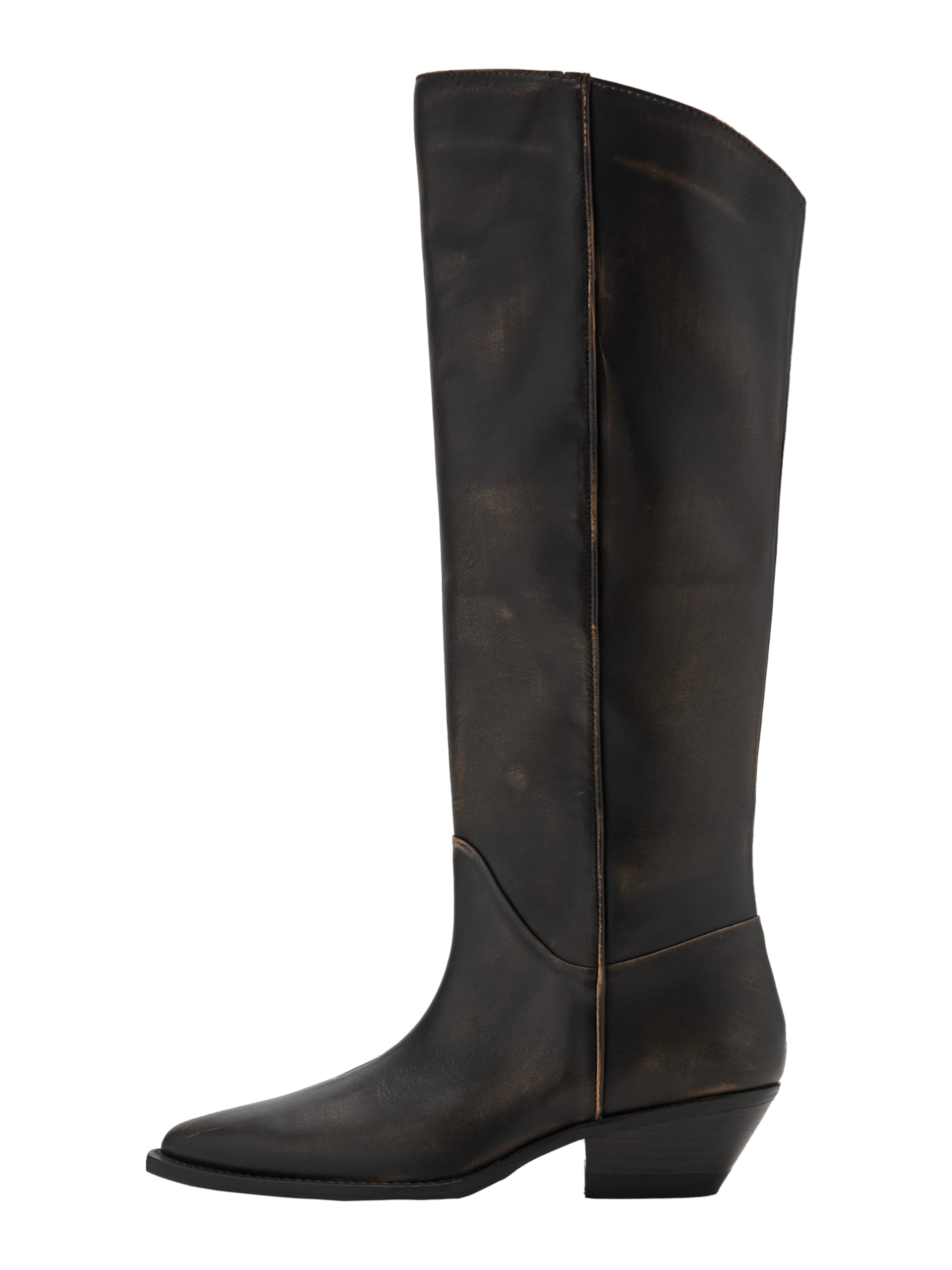 MANGO Kozačky 'Kami' – hnědá: přední strana