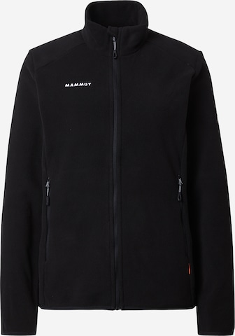 Jachetă  fleece funcțională 'Innominata' de la MAMMUT pe negru: față