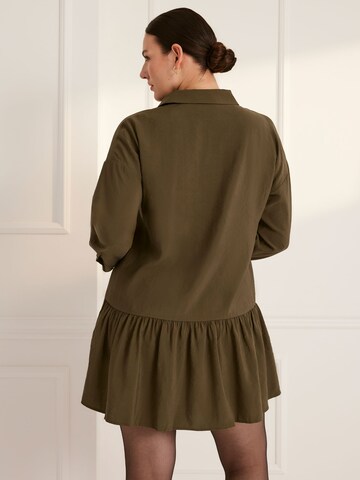 Robe 'Sila' Guido Maria Kretschmer Curvy en vert