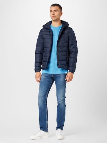 ABOUT YOU Between-Season Jacket 'Gregor' in Blue